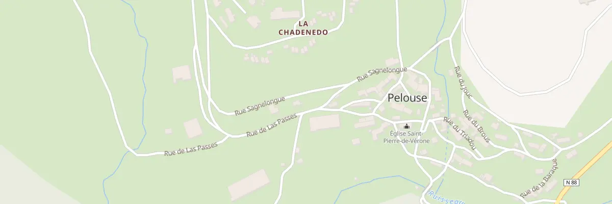 Plan du 59 Rue Sagnelongue à Pelouse