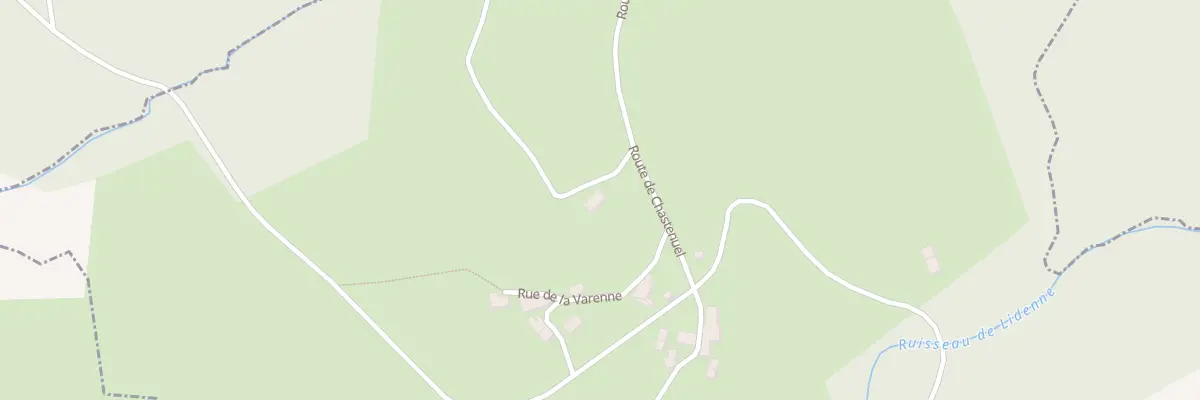 Plan du 1 Rte de Chastenuel à Sainte-Eugénie-de-Villeneuve