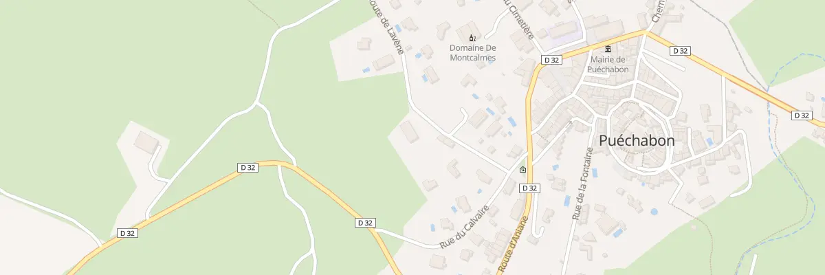 Plan du 7 Che de Lavene à Puéchabon