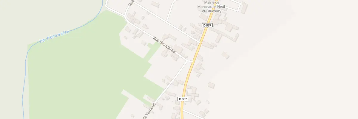 Plan du 1 Rue des Marais à Monceau-le-Neuf-et-Faucouzy