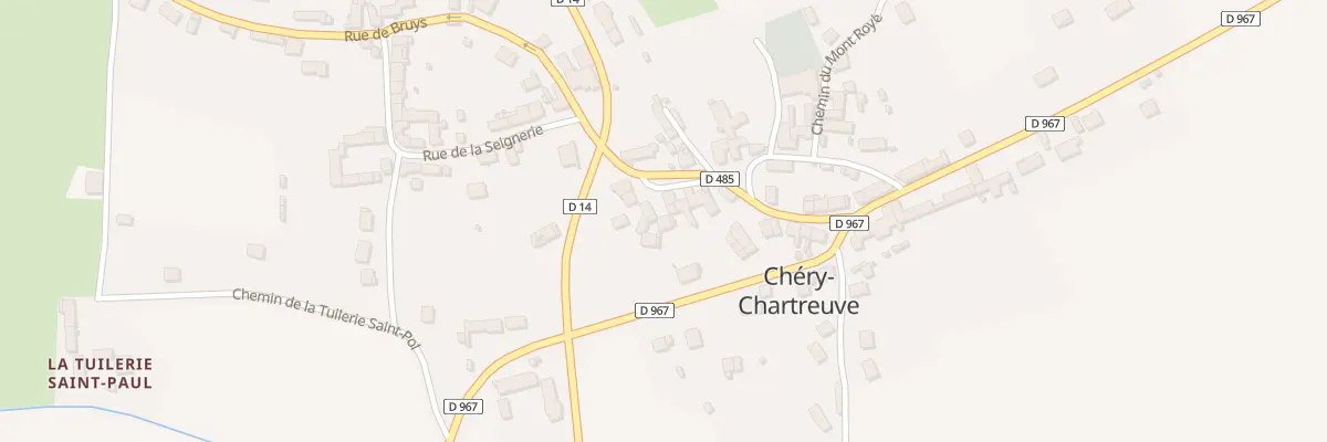 Plan du 17 Rue du Cpl Henry Goodmann à Chéry-Chartreuve