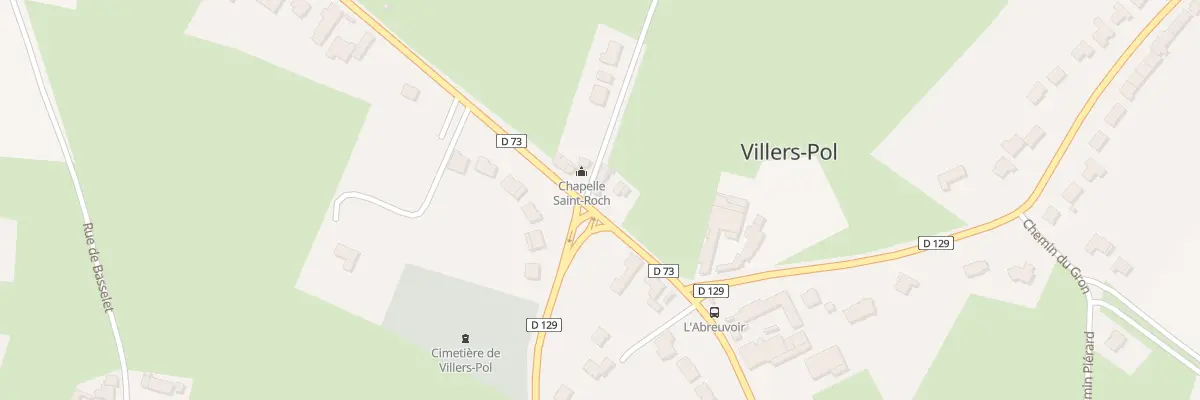 Plan du 1664 Rue Georges Ozaneaux à Villers-Pol