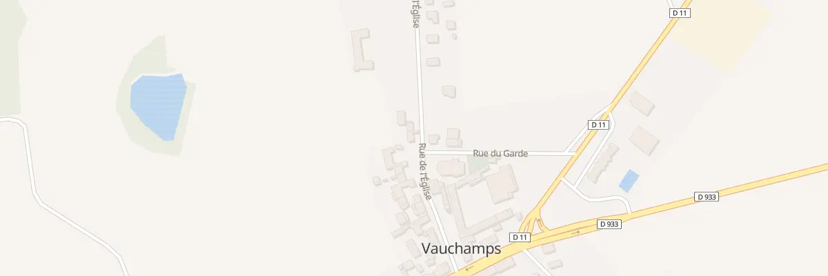 Plan du 155 Rue de l’Eglise à Vauchamps