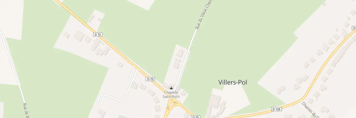 Plan du 3 Rue du Vieux Chemin de Jenlain à Villers-Pol