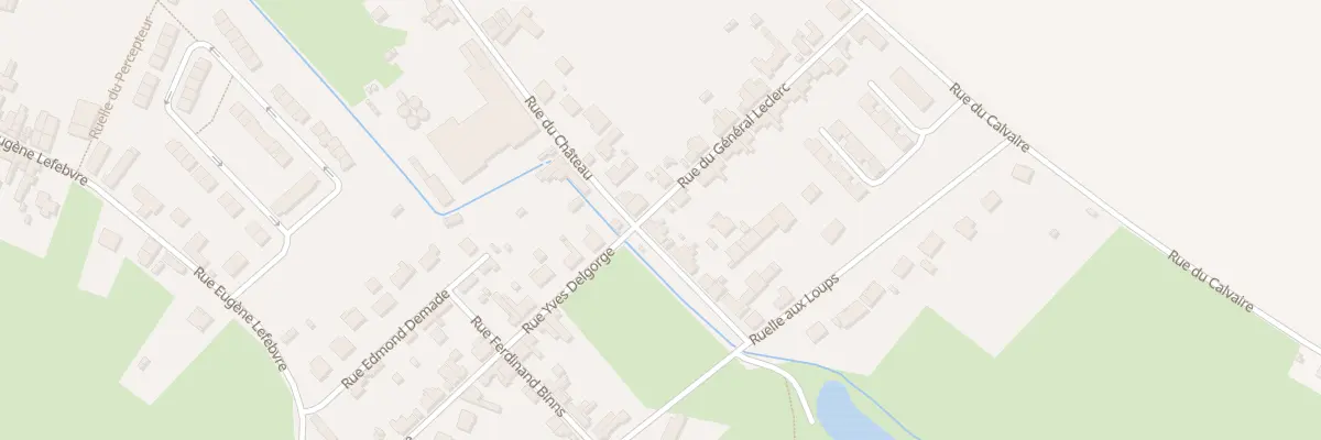 Plan du 45 Rue du Château à Poix-du-Nord