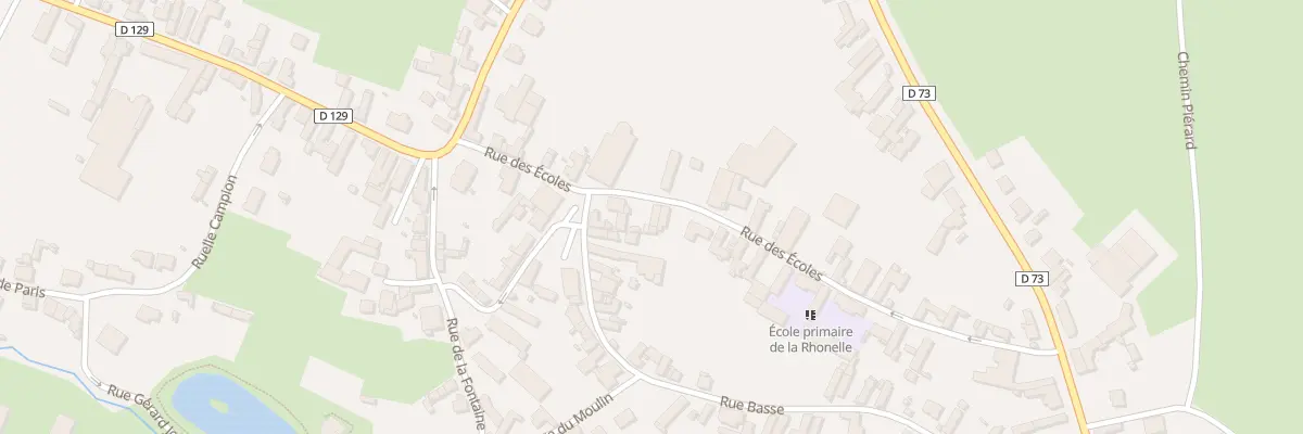 Plan du 7 Rue des Ecoles à Villers-Pol
