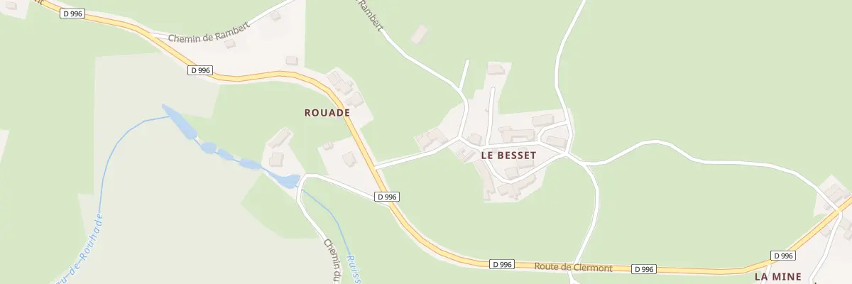 Plan du 5053 Le Besset à Saint-Amant-Roche-Savine