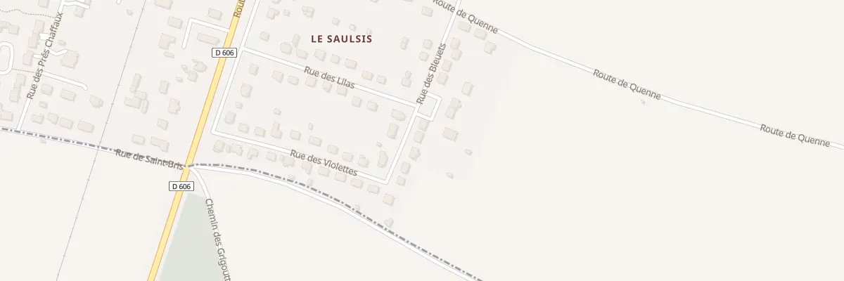 Plan du 1 Rue des Bleuets à Augy