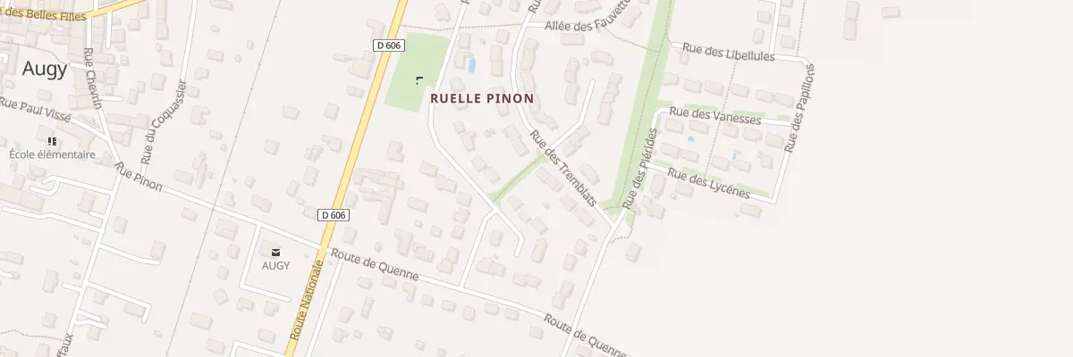 Plan du 15 Rue des Tremblats à Augy