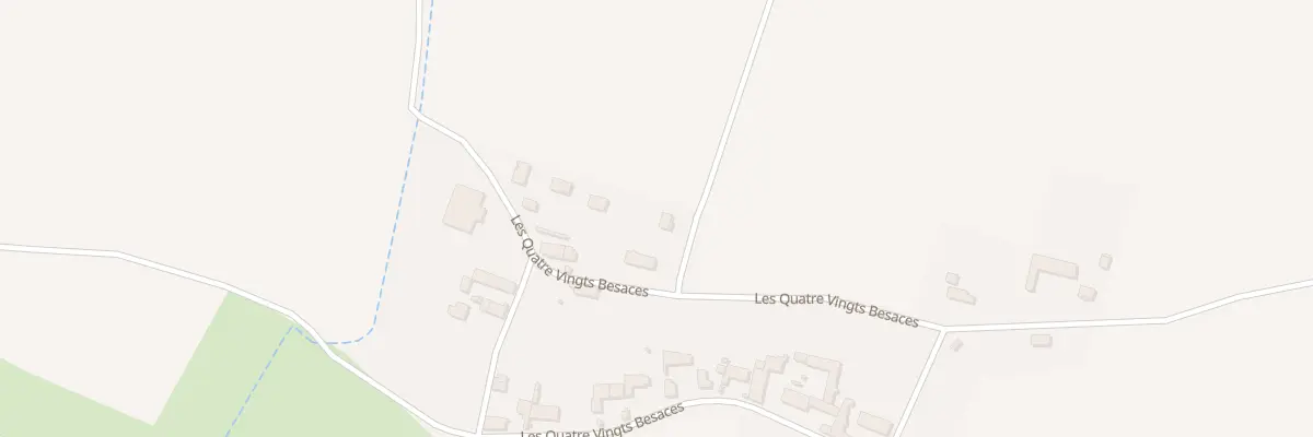 Plan du 18 Les Quatre Vingt Besace à Hauterive