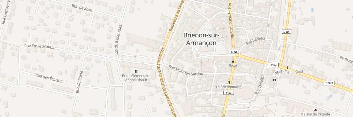 Plan du 12 Rue des Vieux Bouchers à Brienon-sur-Armançon