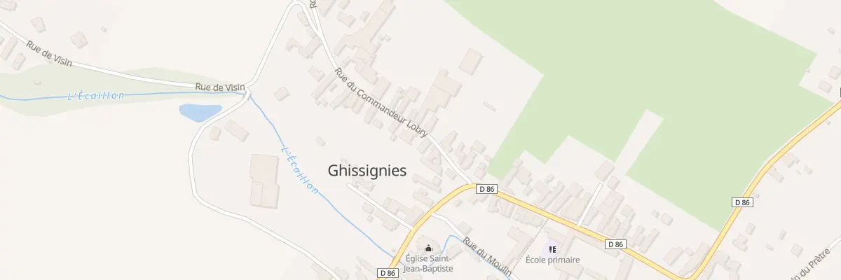 Plan du 5 Rue du Commandeur Lobry à Ghissignies