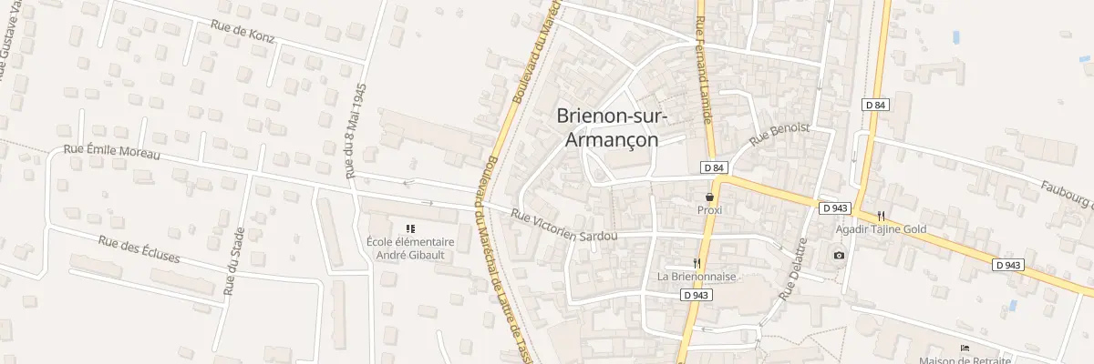 Plan du 10 Rue des Vieux Bouchers à Brienon-sur-Armançon