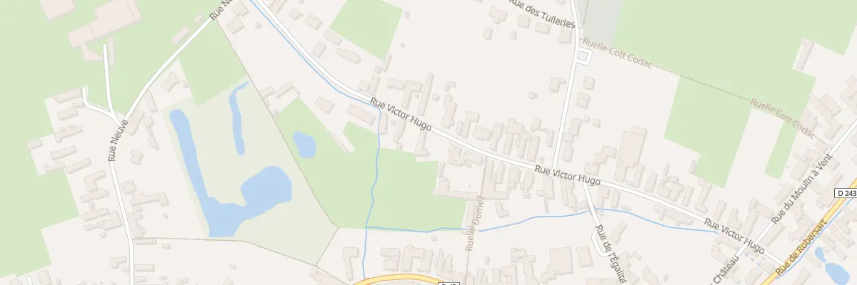 Plan du 27 Rue Victor Hugo à Bousies