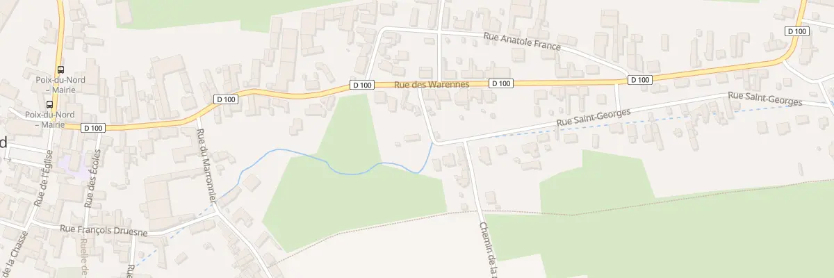 Plan du 4 Rue Saint Georges à Poix-du-Nord