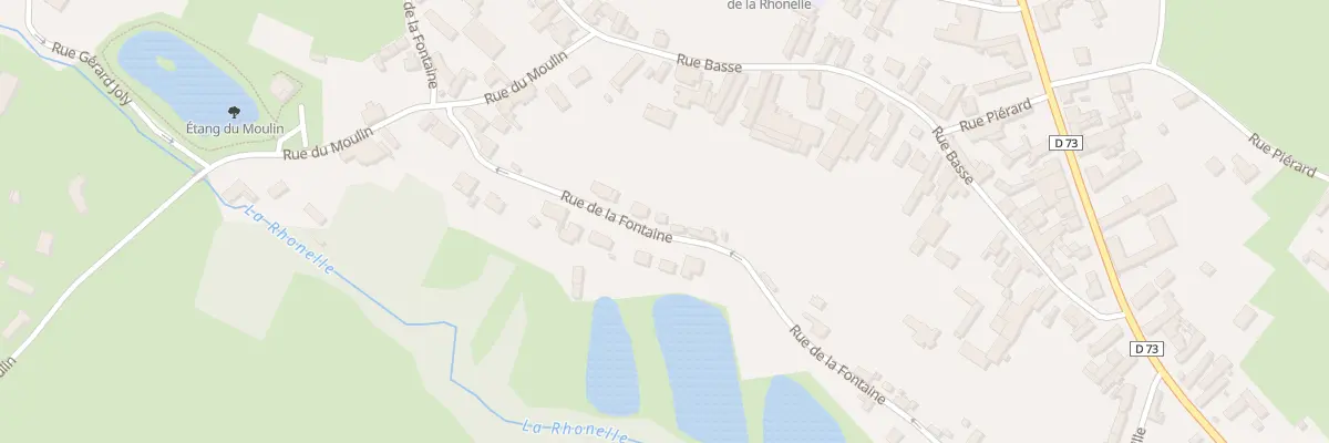 Plan du 6 Rue de la Fontaine à Villers-Pol