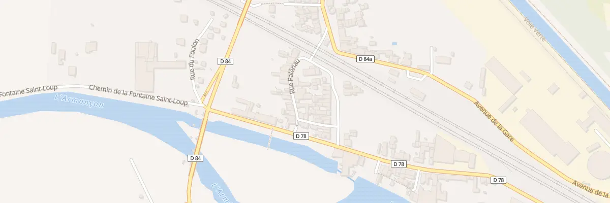 Plan du 20 Rue du Faubourg du Port à Brienon-sur-Armançon