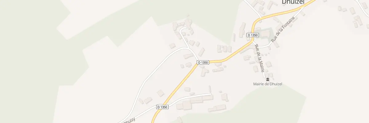 Plan du 7 Rue de Courcelles à Dhuizel