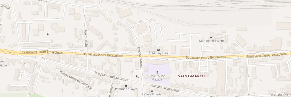 Plan du 54 Bd Pierre Brossolette à Laon