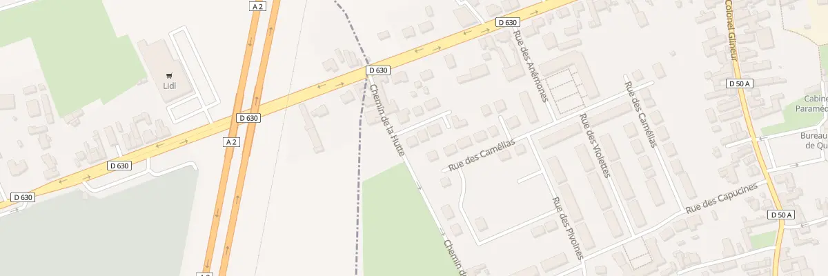 Plan du 2 Imp des Lys à Quarouble
