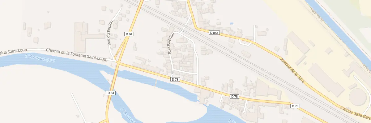 Plan du 14 Rue du Faubourg du Port à Brienon-sur-Armançon