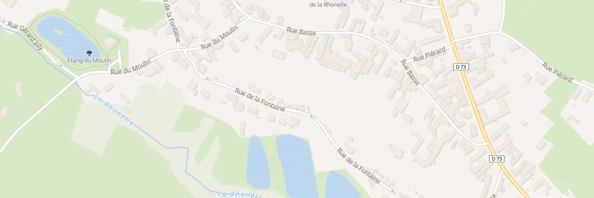Plan du 10 Rue de la Fontaine à Villers-Pol