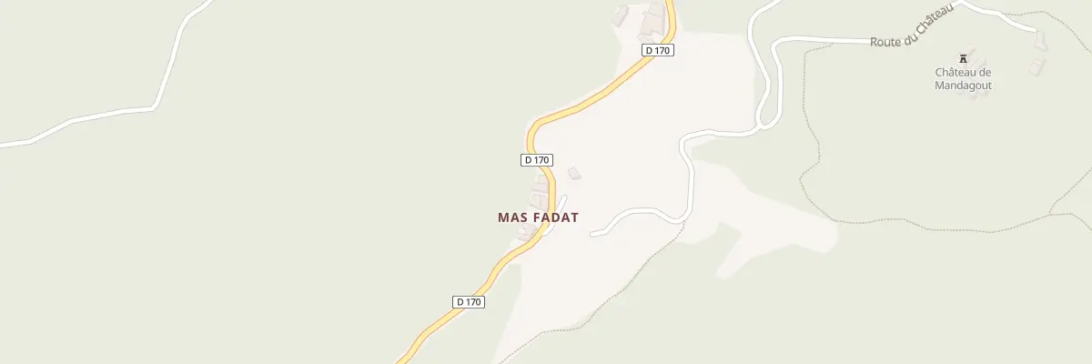 Plan du 5083 Le Mas Fadad à Mandagout