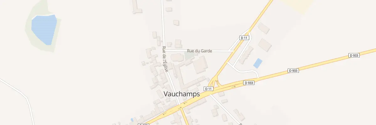 Plan du 65 Rue de l’Etang de Sarrechamps à Vauchamps