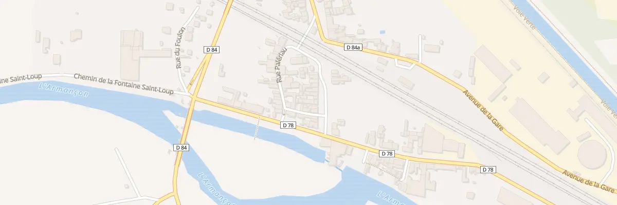 Plan du 10B Rue du Faubourg du Port à Brienon-sur-Armançon
