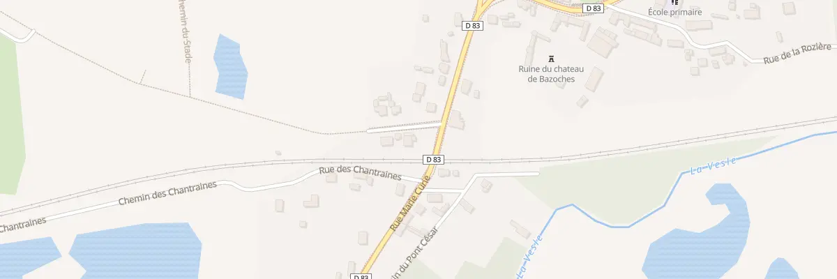 Plan du 2 Rue des Grands Jardins à Bazoches-et-Saint-Thibaut