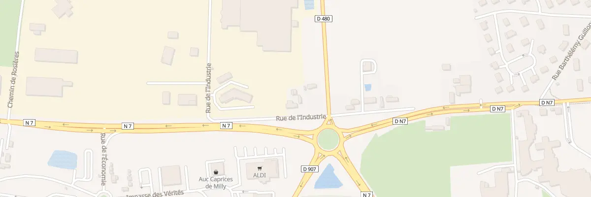 Plan du 4 Rue de l’Industrie à Lapalisse