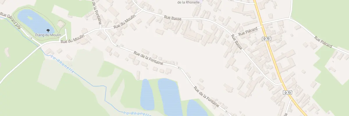 Plan du 12 Rue de la Fontaine à Villers-Pol