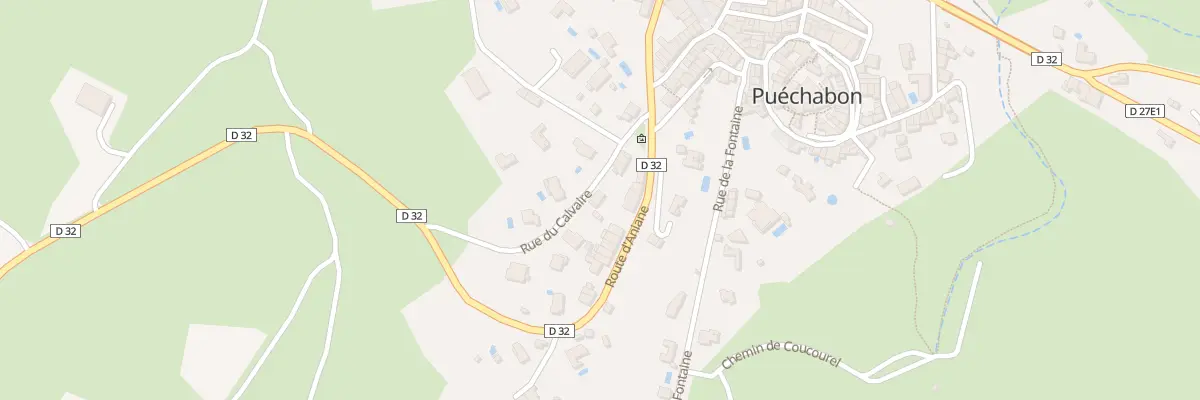 Plan du 9 Rue du Calvaire à Puéchabon