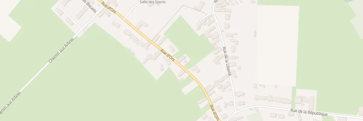Plan du 26 Rue d’Ors à Bousies