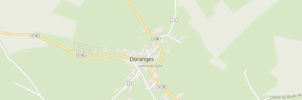 Plan du 5180 Le Bourg à Doranges