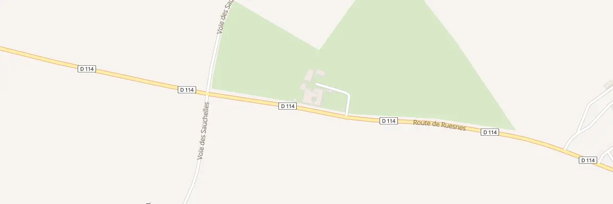 Plan du 66 Banlieue Vers Ruesnes au Quesnoy