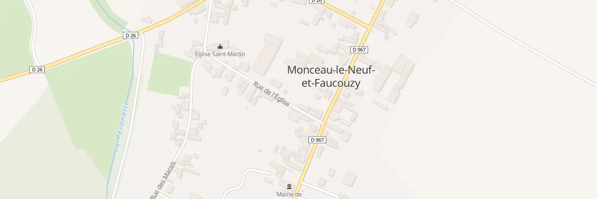 Plan du 55 Rue de Verdun à Monceau-le-Neuf-et-Faucouzy