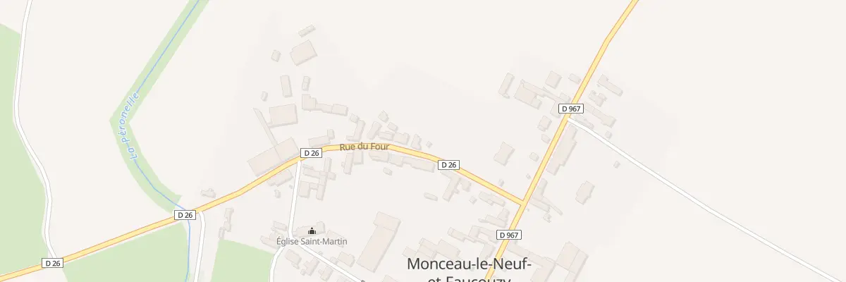 Plan du 6 Rue du Four à Monceau-le-Neuf-et-Faucouzy