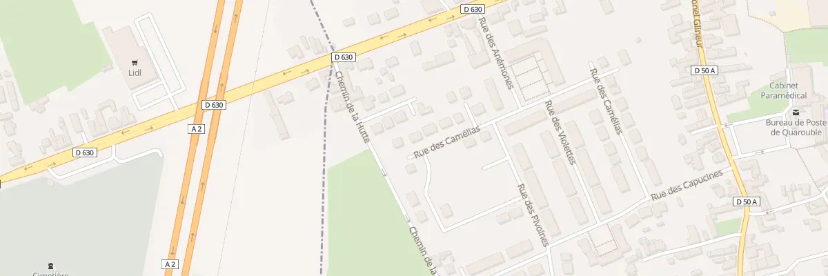 Plan du 40 Rue des Camélias à Quarouble