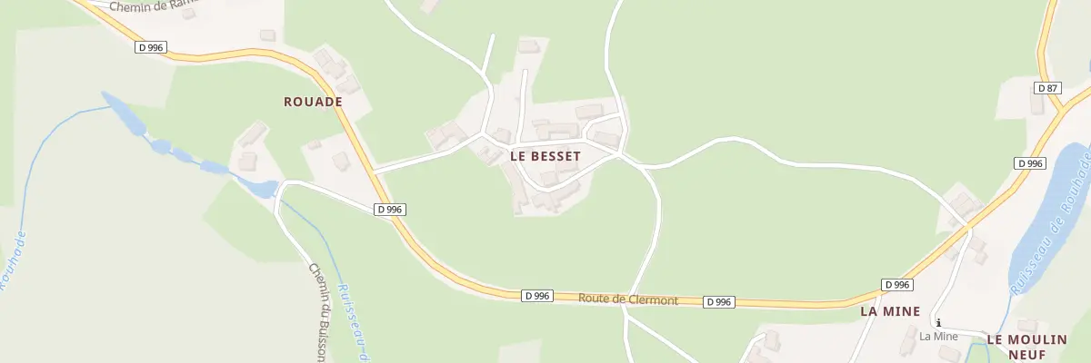 Plan du 5058 Le Besset à Saint-Amant-Roche-Savine