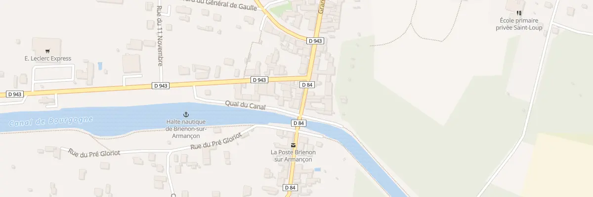 Plan du 4 Grande Rue à Brienon-sur-Armançon