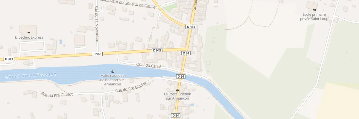 Plan du 6 Grande Rue à Brienon-sur-Armançon