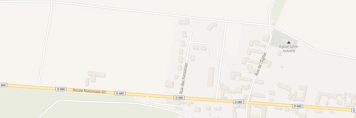 Plan du 5 Rue des Fontaines à Vulaines