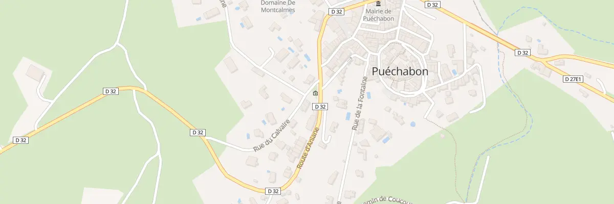 Plan du 1 Rue du Calvaire à Puéchabon