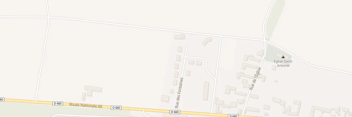 Plan du 9 Rue des Fontaines à Vulaines