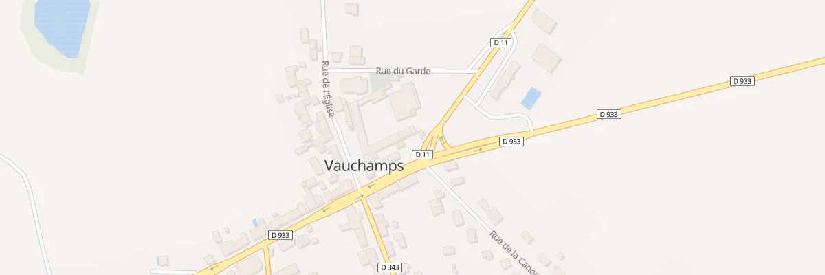 Plan du 1 Rue de l’Etang de Sarrechamps à Vauchamps