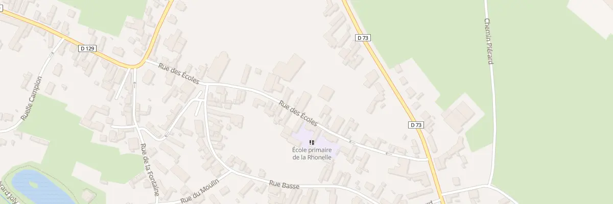 Plan du 20 Rue des Ecoles à Villers-Pol