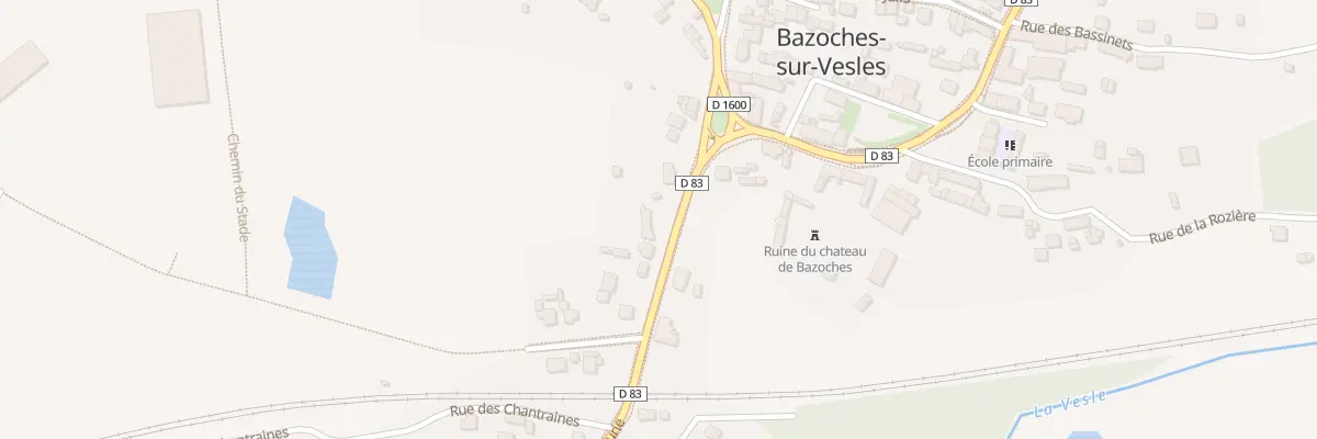 Plan du 15 Rue Marie Curie à Bazoches-et-Saint-Thibaut