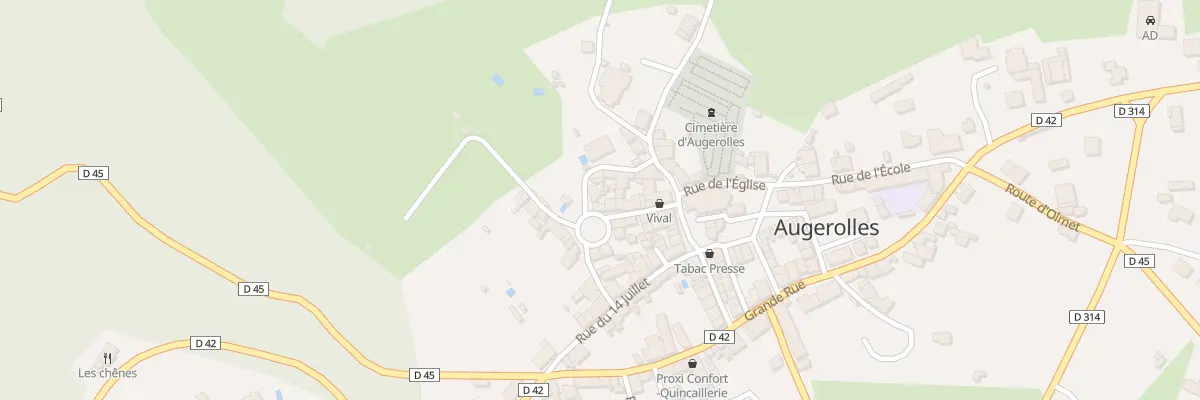Plan du 6 Pl des Tilleuls à Augerolles