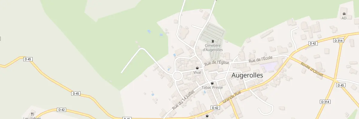 Plan du 9 Rue de la Colonie à Augerolles